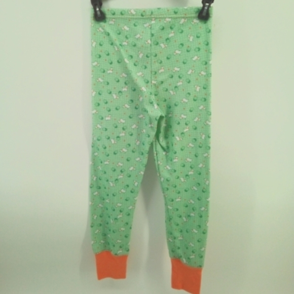 American Girl Beforever Kit's Scottie Dog Green Orange Pajamas Set Girl's M - Picture 6 of 13